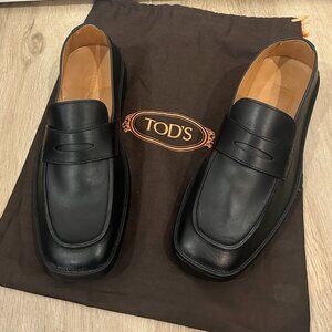 Tod's Men's Black Loafers BRAND NEW Size 5